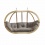 AMAZONAS - Fauteuil GLOBO ROYAL taupe weatherproof