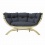 AMAZONAS - Fauteuil Double SIENA Anthracite weatherproof
