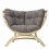 AMAZONAS - Fauteuil Simple SIENA taupe weatherproof