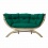 AMAZONAS - Fauteuil Double SIENA Verde Weatherproof