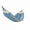 JOBEK - GRAPHIK Hamac  barre bois Solo Rayures Turquoise Anthracite