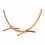 Support Elipso Nature pour hamac simple en mlze certifi FSC 320 cm