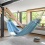 LA SIESTA - Hamac Familial Modesta (Coton Bio) Azure
