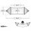 TROPILEX - Hamac  barres Filet Kingsize Rope Blanc