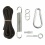 TROPILEX - Complete Kit de Fixation pour Chaise Hamac Noir