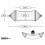 TROPILEX - Hamac Barre Simple RELAX Bleu