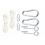 TROPILEX - Kit de Fixation Complet pour Hamac Blanc