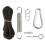 TROPILEX - Complete Kit de Fixation pour Chaise Hamac Noir