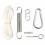 TROPILEX - Kit de Fixation Complet pour Hamac Chaise Blanc