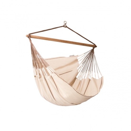 LA SIESTA - Chaise-Hamac Lounger HABANA Nougat