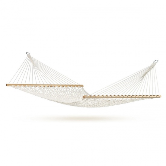 LA SIESTA-Hamac  barres Kingsize Virginia Ecru 370x140
