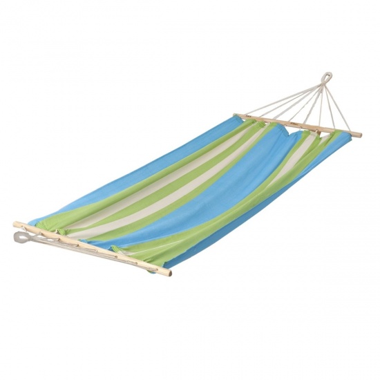 JOBEK-Hamac  barres SIENA Vert Bleu Ecru