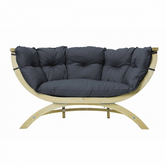 AMAZONAS - Fauteuil Double SIENA Anthracite weatherproof