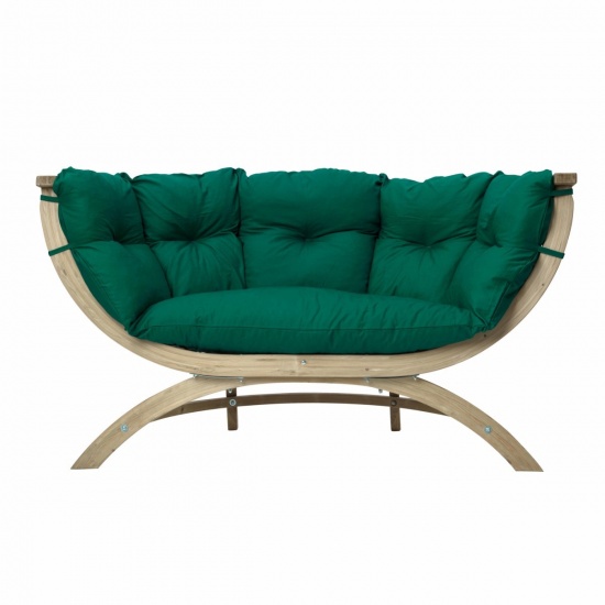 AMAZONAS - Fauteuil Double SIENA Verde Weatherproof