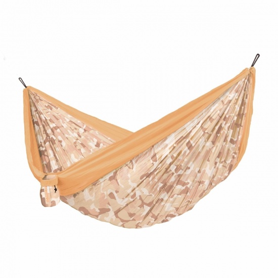 LA SIESTA - Colibri 3.0 Hamac de Voyage Double (fixations incluses) Camo Sahara