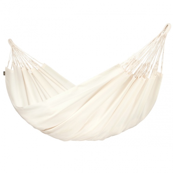 LA SIESTA - Hamac Classique Familial BRISA Vanilla (Tissu Outdoor) 400 x 180