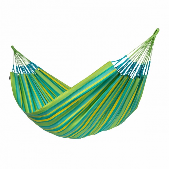 LA SIESTA - Hamac Classique Familial BRISA Lime (Tissu Outdoor) 400 x180