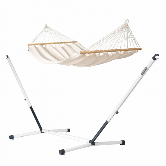 LA SIESTA - Pack Double Nautico Florencia Latte (Coton Bio)