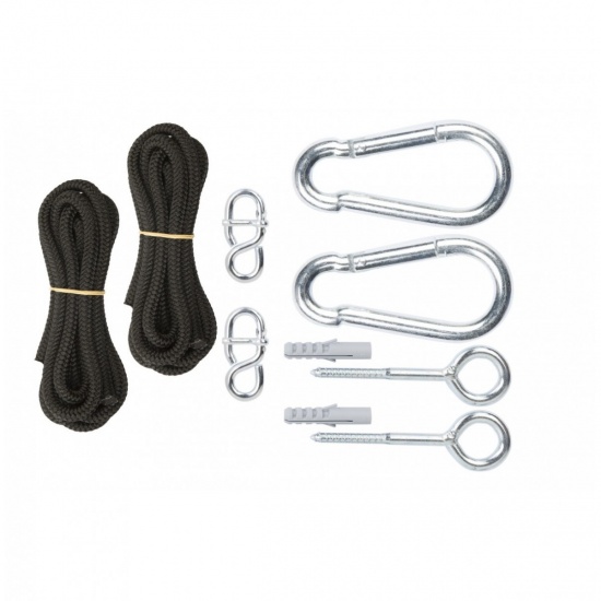 TROPILEX - Complete Kit de Fixation pour Hamac Noir