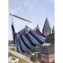 LA SIESTA - Chaise-Hamac  Lounger Currambera Blueberry