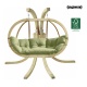 AMAZONAS - Fauteuil GLOBO ROYAL oliva weatherproof avec support bois