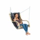 AMAZONAS- Fauteuil Suspendu Rembourr Fat Chair Anthracite