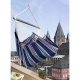 LA SIESTA - Chaise-Hamac  Lounger Currambera Blueberry