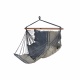 JOBEK - KONFORT Chaise hamac molletonne XXL Anthracite Taupe (Outdoor)