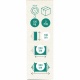 JOBEK - KOCON Hamac Classique Horizon Bleu (Outdoor)