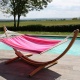 JOBEK - Set Bois SEKOIA Rouge Fuschia + support ARC 320 certifi FSC 100%