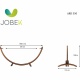 JOBEK - Pack eKlipse Kocon Anthracite Franges