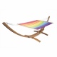 Set KING Hamac Barre Kouple Rainbow + Support Bois ARC 400