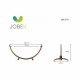 JOBEK - Support hamac en bois Mlze Arc 350 certifi FSC 100%