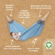 LA SIESTA - Hamac Double  Modesta (Coton Bio) Azure