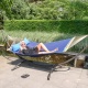 TROPILEX - Hamac � Barre Double American Blue (Outdoor)