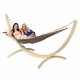 TROPILEX - Hamac � Barre Double American Brown (Outdoor)