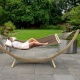TROPILEX - Hamac � Barre Double American Brown (Outdoor)