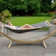 TROPILEX - Hamac � Barre Double American Grey (Outdoor)