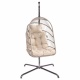TROPILEX - Egg Gris P�le avec Support (Hamac Chaise en rotin)