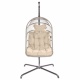 TROPILEX - Egg Gris P�le avec Support (Hamac Chaise en rotin)