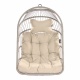 TROPILEX - Egg Gris P�le (Hamac Chaise en rotin)