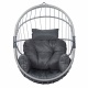 TROPILEX - Egg Luxe Gris (Hamac Chaise en rotin)