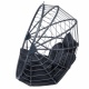 TROPILEX - Egg Luxe Noir (Hamac Chaise en rotin)