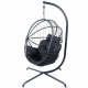 TROPILEX - Egg Luxe Noir (Hamac Chaise en rotin)