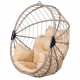 TROPILEX - Egg Luxe Taupe (Hamac Chaise en rotin)