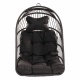 TROPILEX - Egg Noir (Hamac Chaise en rotin)