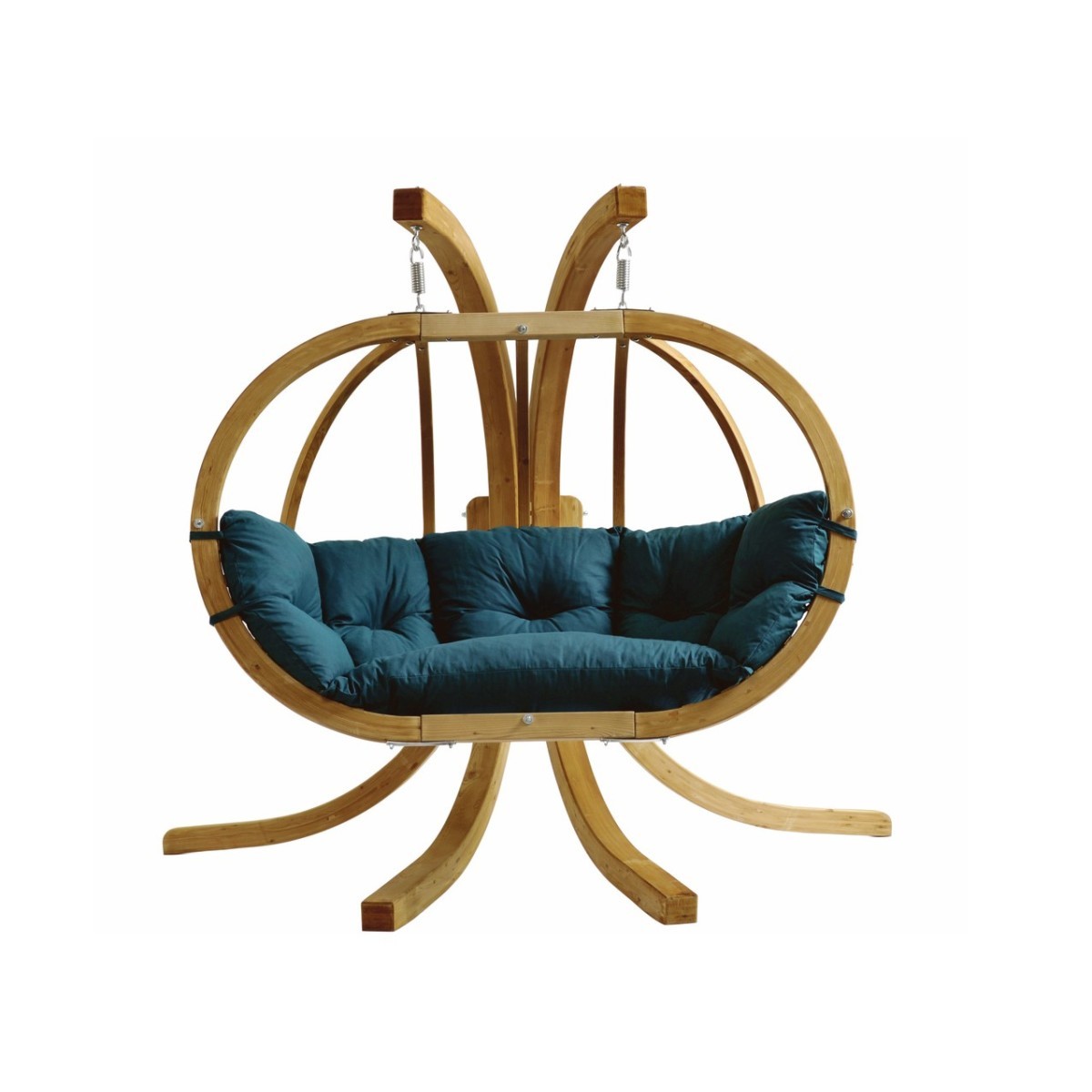 AMAZONAS - Fauteuil suspendu GLOBO ROYAL Vert avec support