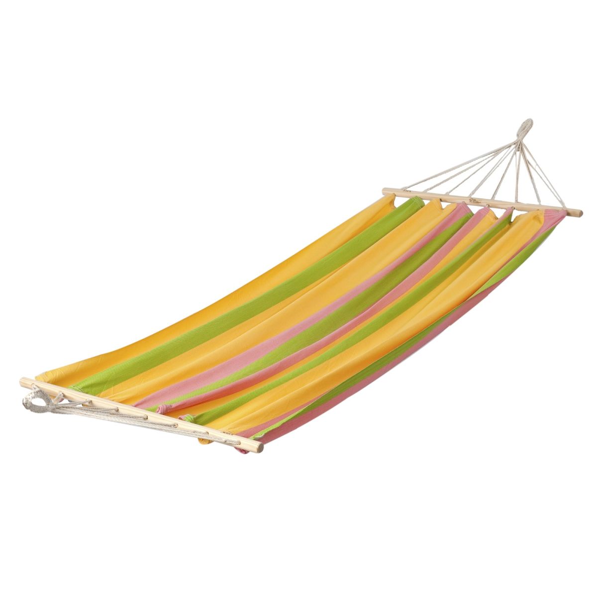 JOBEK-Hamac  barres Alegria JobekCord vert jaune 300x125